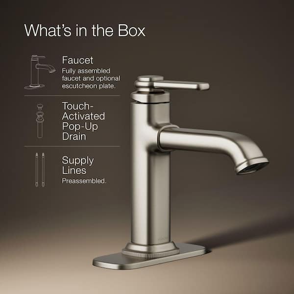 KOHLER Numista Single-Handle Single Hole Bathroom Faucet in