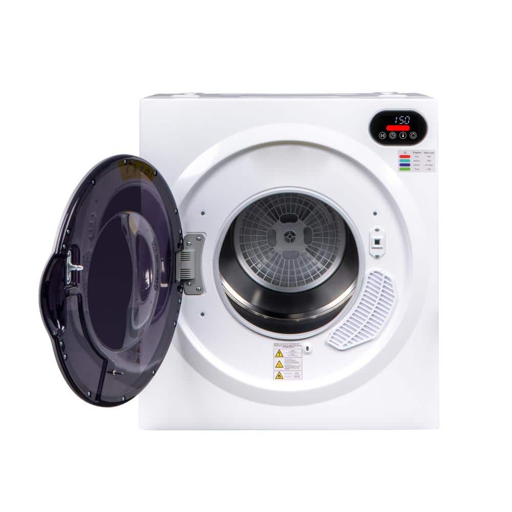 Ultra Compact White Digital Vented Sensor Dryer with Door Window