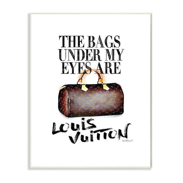 Stupell Industries 13 in. x19 in. "Fashion Designer Purse Watercolor Funny Word "by Amanda GreenwoodWood Wall Art
