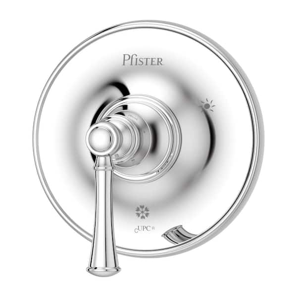 Tisbury 1-Handle Valve Only Trim Kit in Polished Chrome (Valve Not Included)