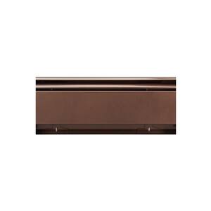 Fine/Line 30 Decor Series 6 ft. Hydronic Baseboard Enclosure Only in Rubbed Bronze