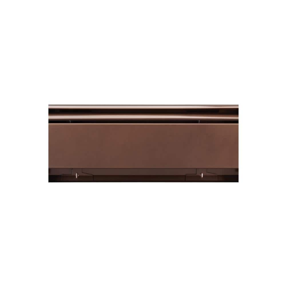 Slant Fin Fine Line Decor Series Ft Hydronic Baseboard Enclosure Only In Rubbed Bronze