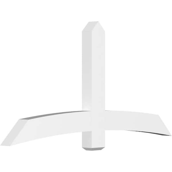 Ekena Millwork Bellingham 72 in. W x 36 in. H x 4 in. D Signature Polyurethane Bracket