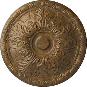 15-3/4 in. x 5/8 in. Granada Urethane Ceiling Medallion (Fits Canopies upto 4-1/4 in.), Rubbed Bronze