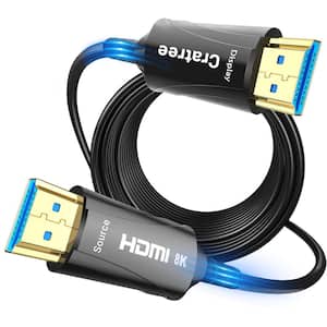 10 ft. RG6 Shielded Gold Plated HDMI Cable Wire - Black