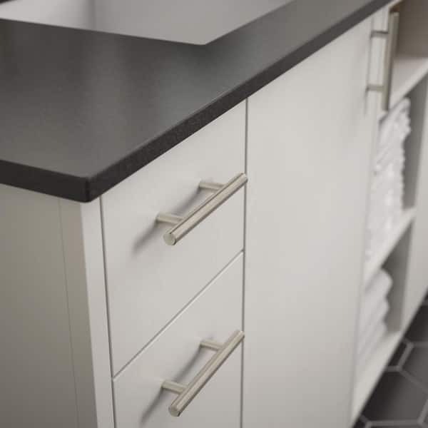 25-Pack Solid Bar 3 in. (76 mm) Modern Cabinet Drawer Pulls in Stainless Steel