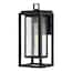 HINKLEY Republic 17 in. 1-Light Black Low Voltage for Outdoor Pier or ...