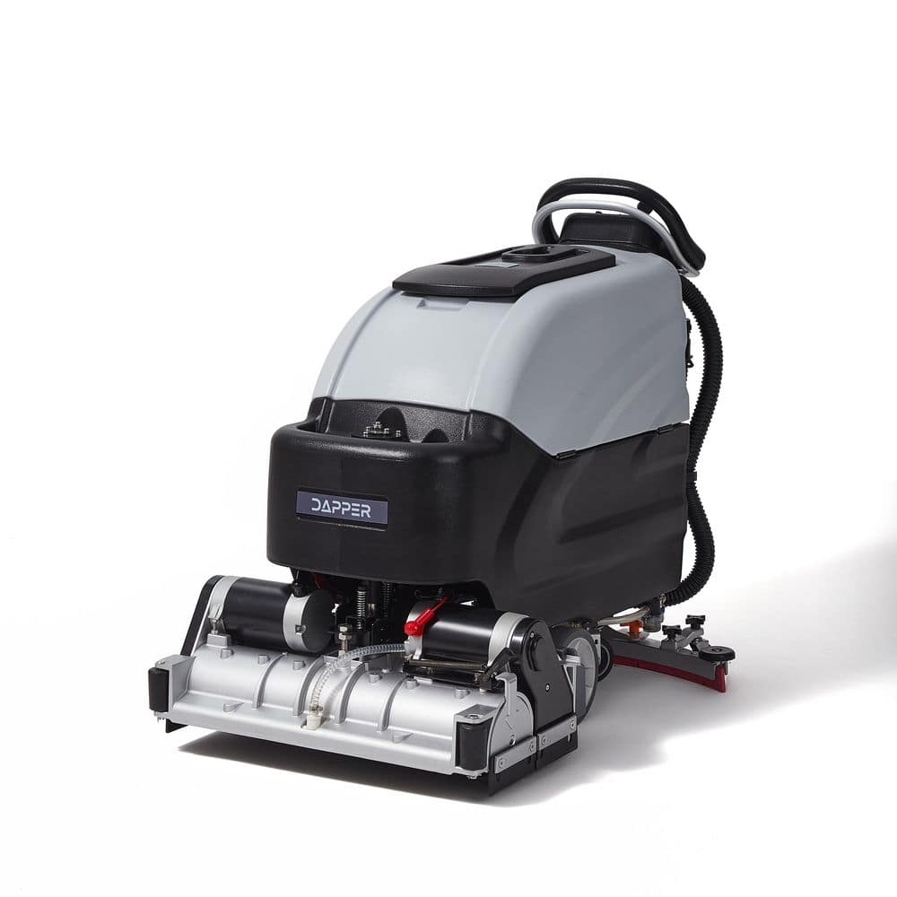 Commercial Cordless Hard Floor Walk-Behind Sweeper Scrubber in Black with Self-Propelled Drive & Debris Hopper price history on PriceWatchPro