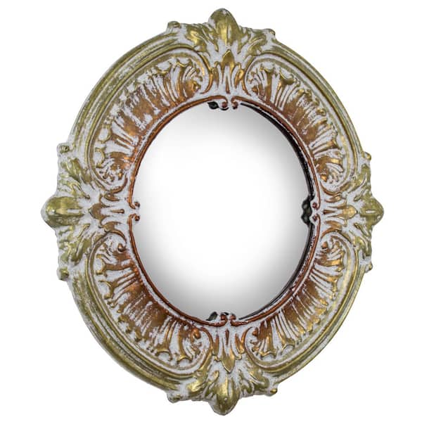 American Art Decor Medium Oval Gold, How To Frame An Existing Oval Mirror