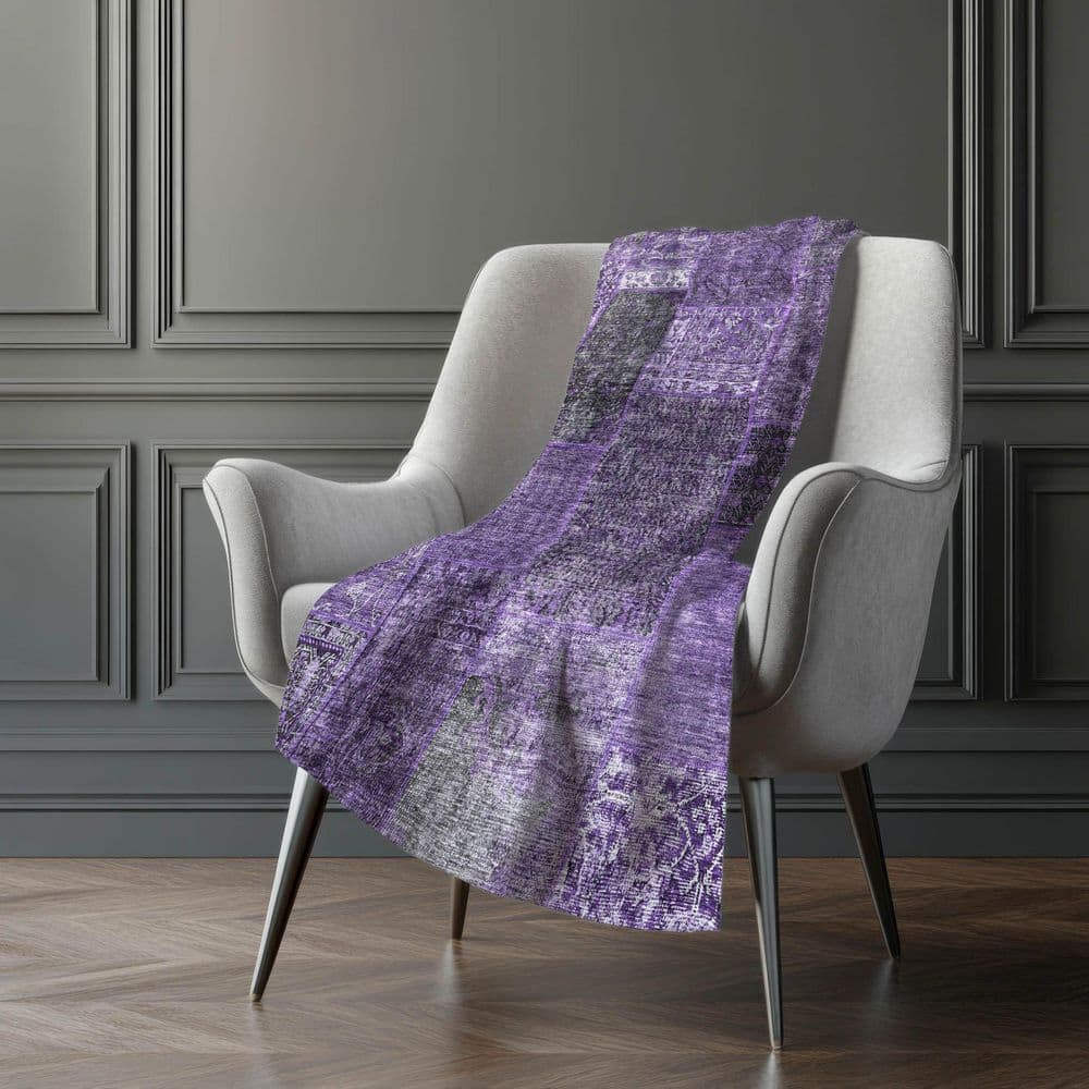Premium Machine Washable ASB669 Eggplant 50 in. x 70 in. Sherpa Throw Blanket price history on PriceWatchPro