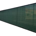 FENCE4EVER 92 in. x 50 ft. Green Privacy Fence Screen Plastic Netting ...