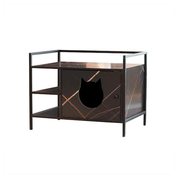 Wooden Cat Litter Box Furniture Hidden Litter Box Enclosures