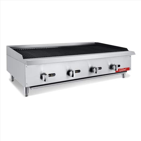 General Charbroiler Grill, 4-Burners, 140,000 BTU's, 48 in. in Stainless Steel