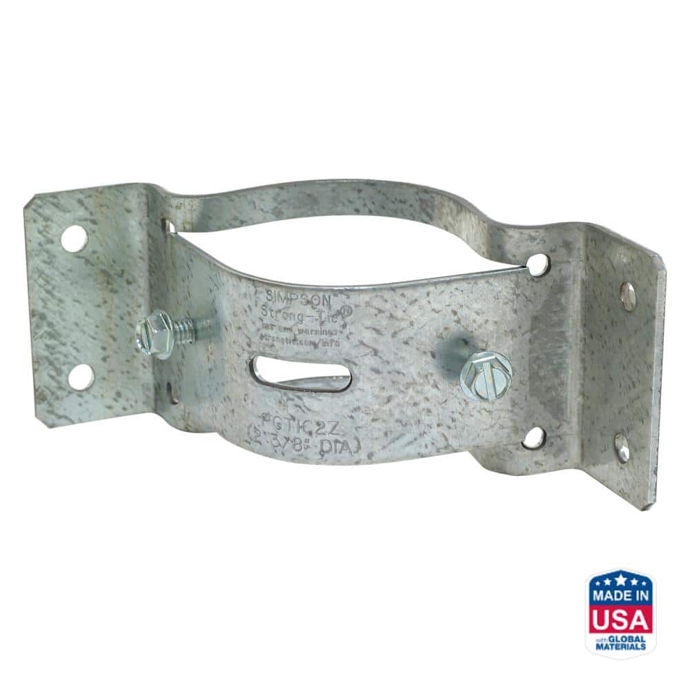 Simpson Strong-Tie PGT 12-Gauge ZMAX Galvanized Pipe Grip