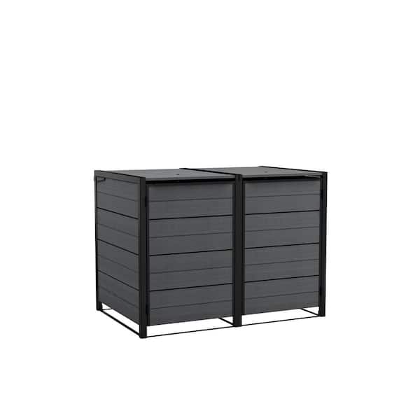 Keter Hide Away 4 ft. W x 6 ft. D Resin Shed (24 sq. ft. ) Grey