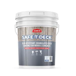 Safe-T-Deck 5 gal. White Slip Resistant Waterproof Deck Coating