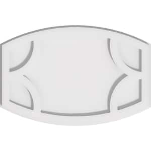 1 in. P X 16 in. W X 10-5/8 in. H Kailey Architectural Grade PVC Contemporary Ceiling Medallion
