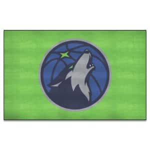 Minnesota Timberwolves Green 5 ft. x 8 ft. Ulti-Mat Rug
