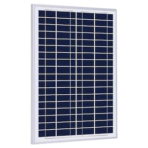25-Watt 12-Volt Poly Solar Panel, Compatible with Portable Chest Fridge Freezer Cooler