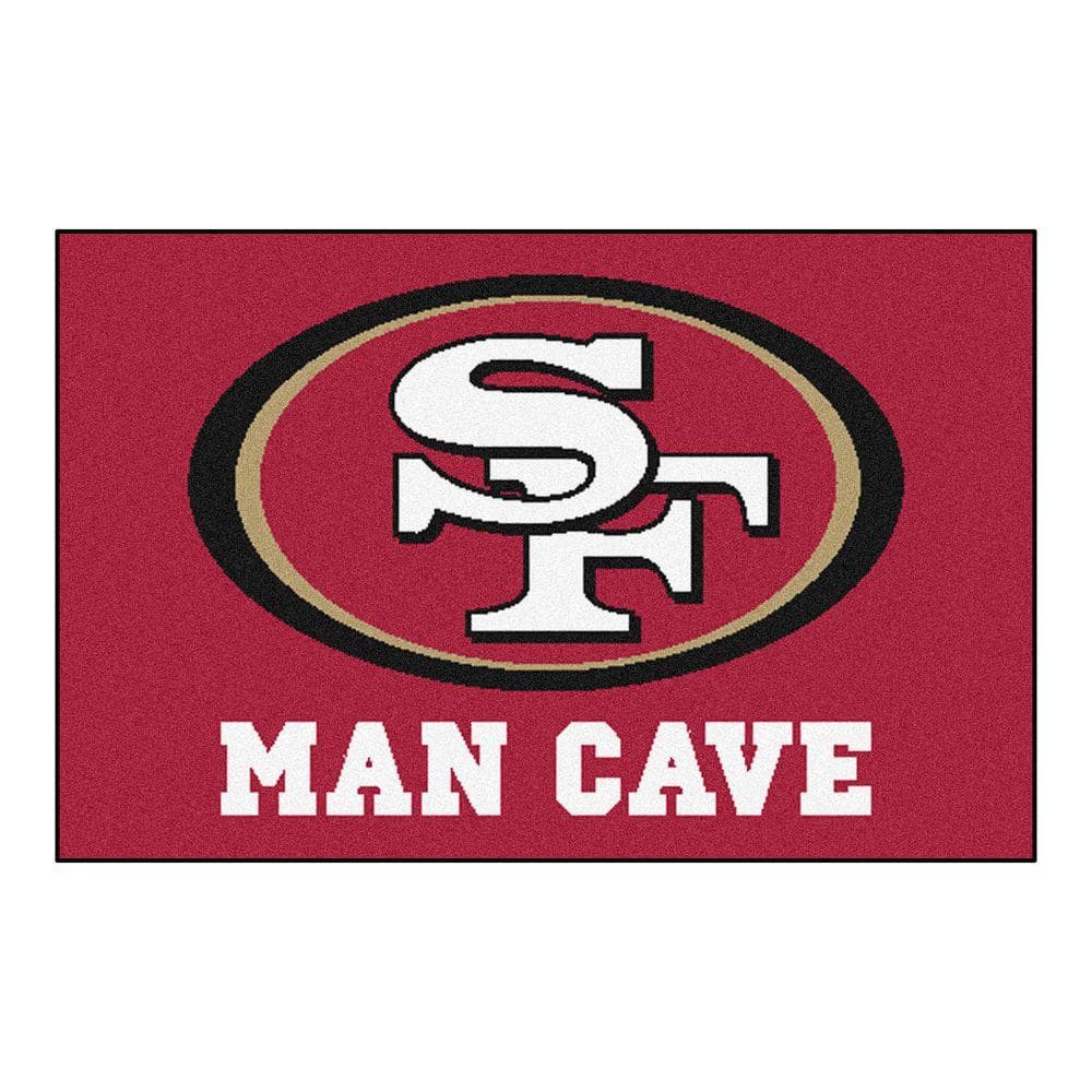 FANMATS NFL San Francisco 49ers Red 2 ft. x 2 ft. Round Area Rug 17974 -  The Home Depot