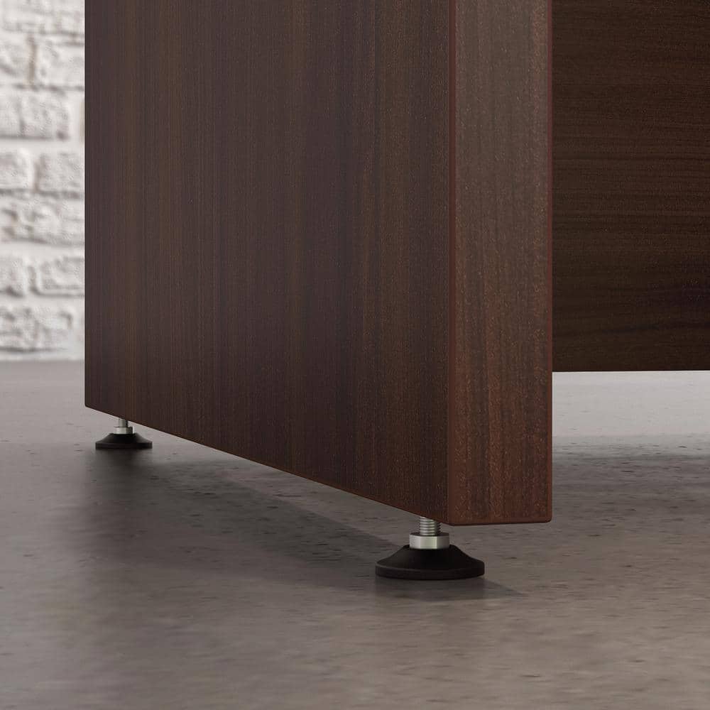 Noble Elm Executive Corner Desk with Melamine Top