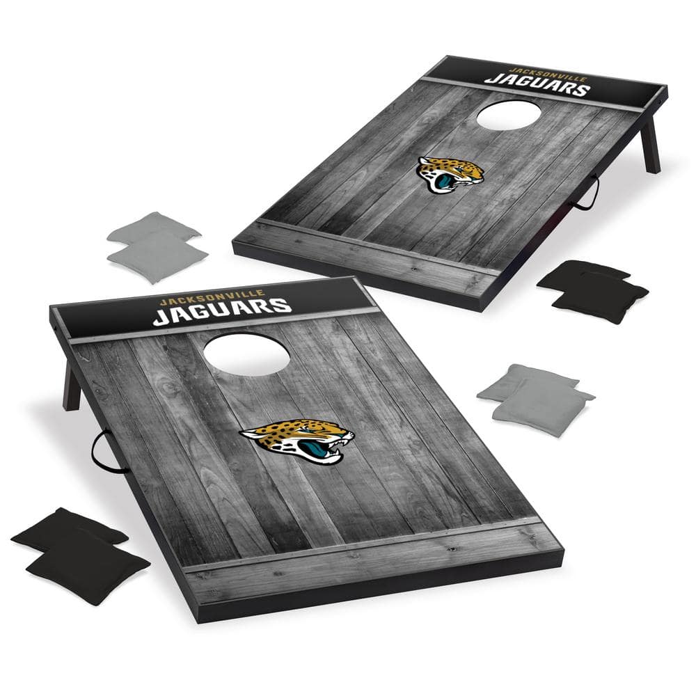 Wild Sports Jacksonville Jaguars 24 in. W x 48 in. L Cornhole Bag Toss Set  1-16047-VT114XD - The Home Depot