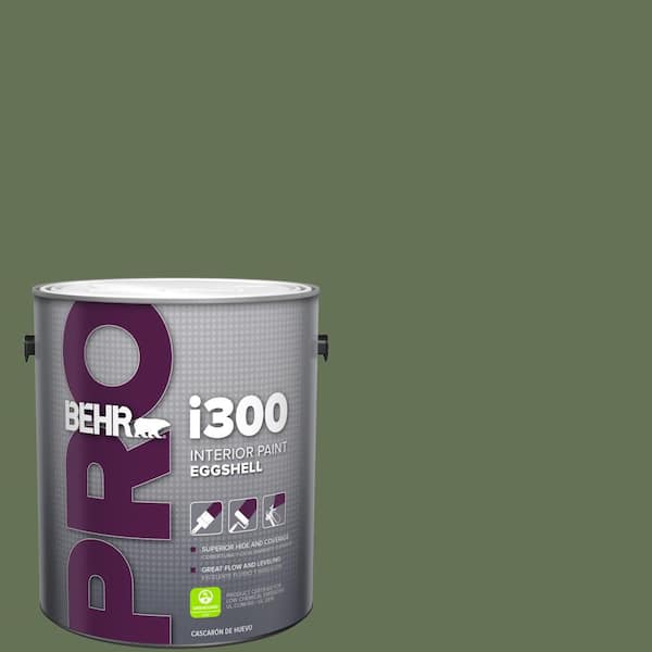 BEHR PRO 1 gal. #PMD-46 French Tarragon Eggshell Interior Paint