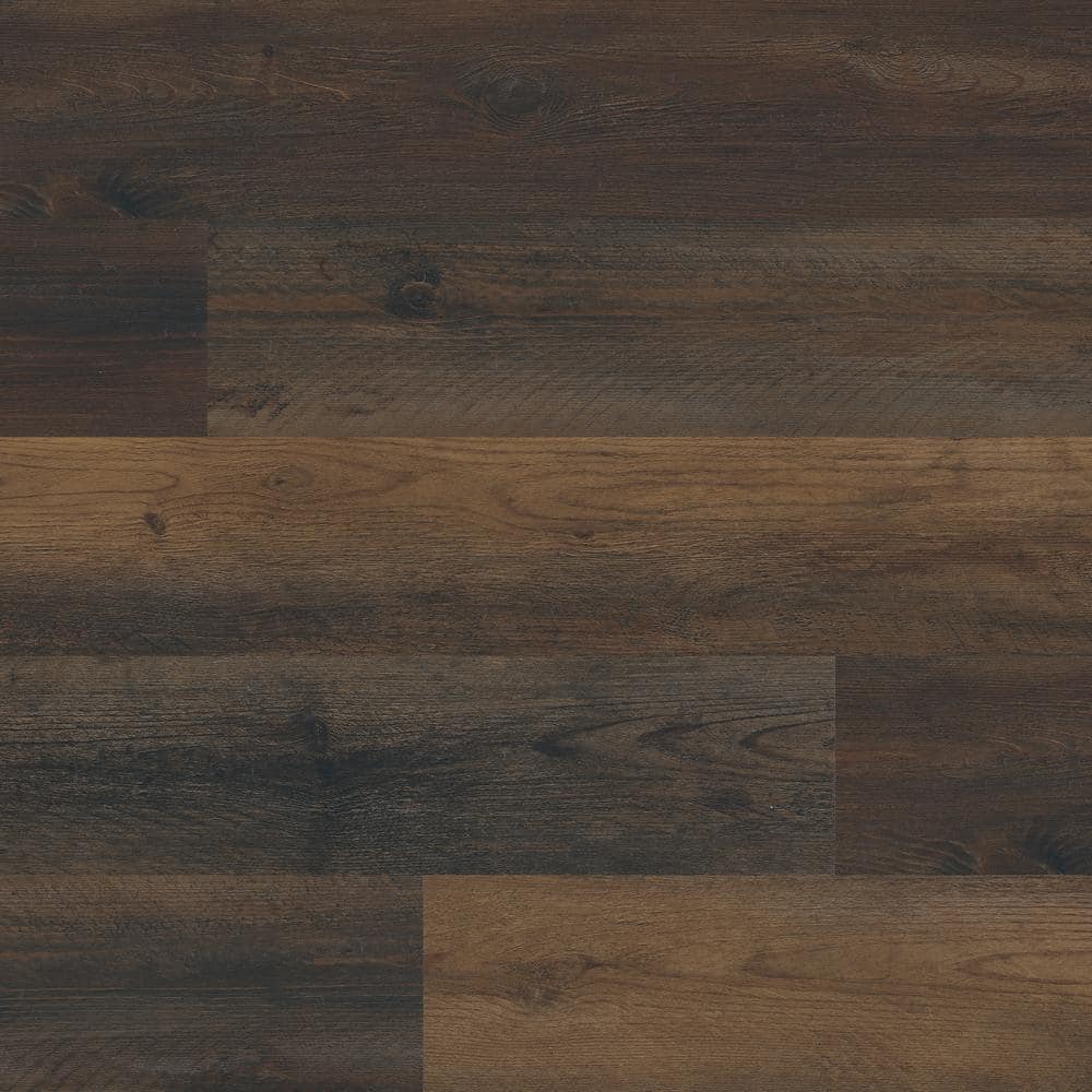 A&A Surfaces Walnut Drift 12 MIL x 7 in. x 48 in. Waterproof Click Lock Luxury Vinyl Plank Flooring (1307.35 sq. ft./pallet)