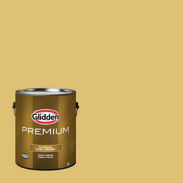 Glidden Premium 1-gal. Tropical Siesta PPG1107-5 Semi-Gloss Exterior Latex Paint