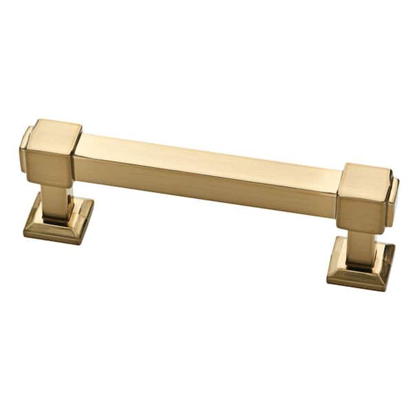 Shop Classic Square 3 in. (76 mm) Center-to-Center Champagne Bronze Drawer Pull from Home Depot on Openhaus