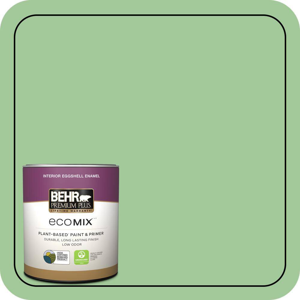 1 qt. #M390-4 Gingko Eggshell Enamel EcoMix Plant-Based Interior Paint & Primer price history on PriceWatchPro