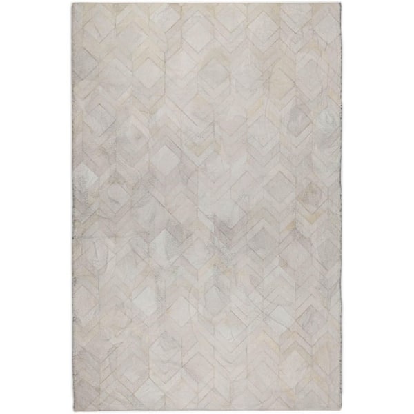 Dream Shag Premium Machine Washable Abstract ADS100 Ivory 9 ft. x 12 ft. Area Rug