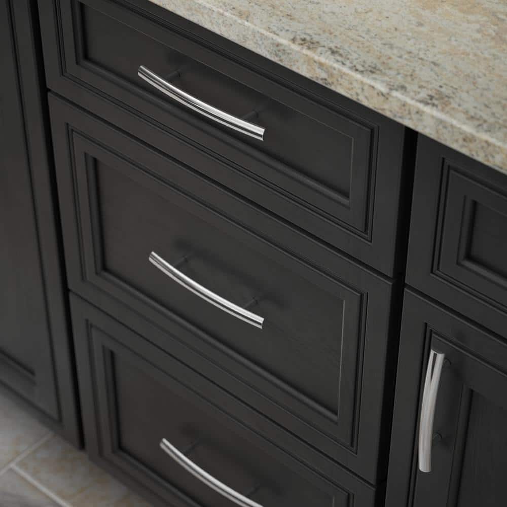 Polished Chrome 6-Inch Modern Arch Cabinet Pull