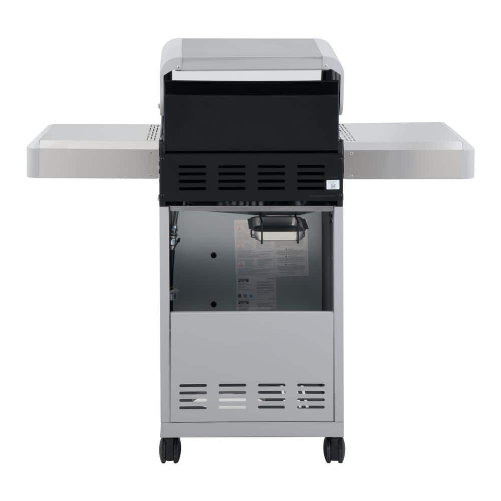 Mesa 2-Burner Stainless Steel Propane Gas Grill with LED Controls