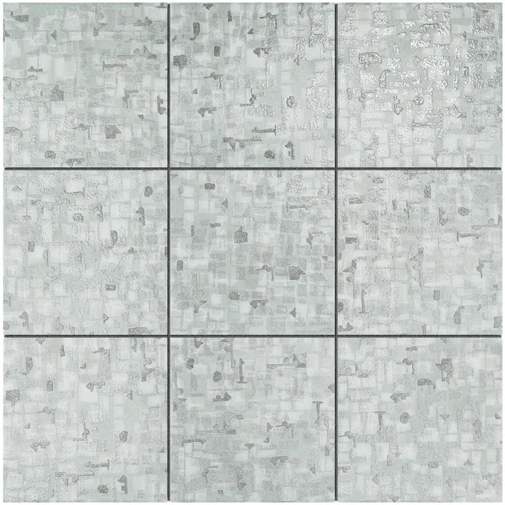 Winter Sky 8x8 Textured Porcelain Floor and Wall Tile