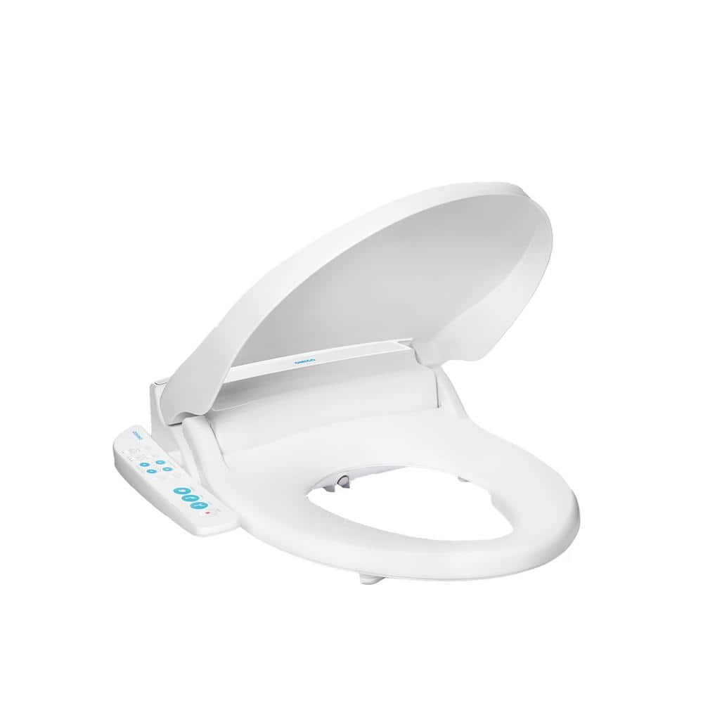 OmigoGS Essential Electric Bidet Seat for Elongated Toilets with Warm Water