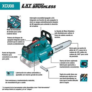 14 in. 18-Volt X2 (36-Volt) 5.0Ah LXT Lithium-Ion Brushless Battery Top Handle Chain Saw Kit