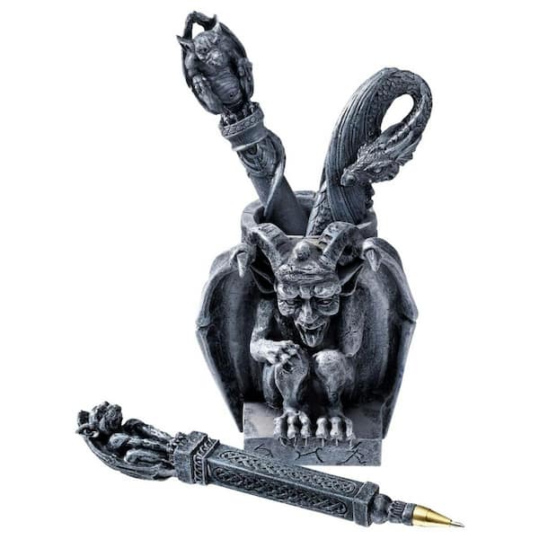 Design Toscano Poison Pen Gargoyle Desk Accessory