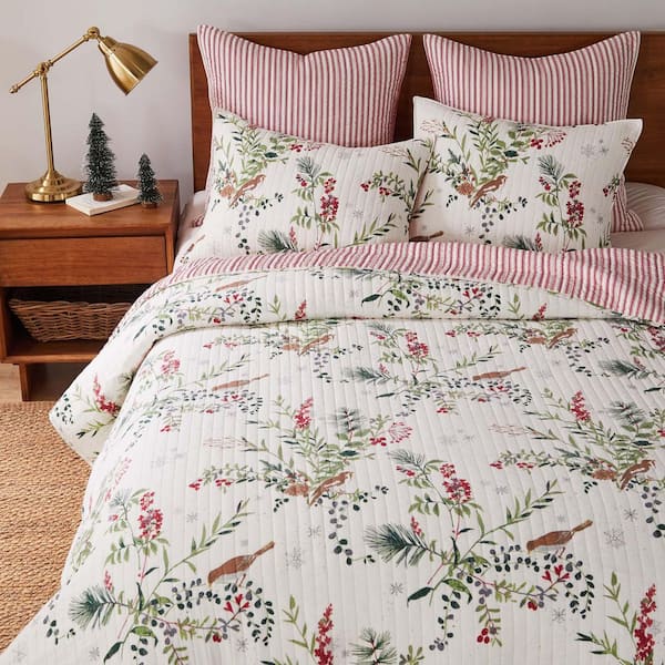 Winter Forest Quilt Bed Set - King