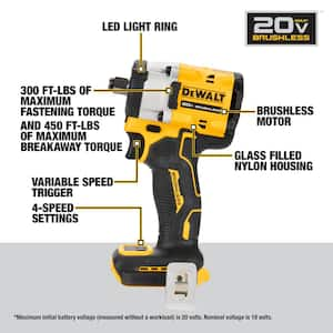 Atomic 20-Volt Maximum Cordless Brushless 1/2 in. Impact Wrench with 1.7 Ah POWERSTACK Battery and Charger