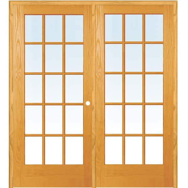 MMI DOOR 72 in. x 80 in. Left Hand Active Unfinished Pine