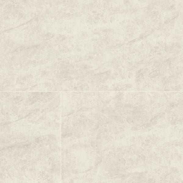 MSI Taj Bianco Rectangle 24 in. x 48 in. Polished White-Cool Porcelain ...