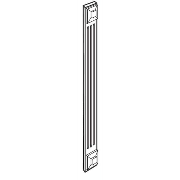 Hampton Bay Denver 3xx In. Cabinet Filler In White Paint Hkd-af336f 