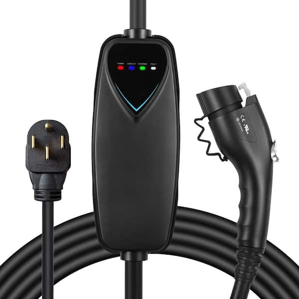16 ft 240-Volt Level 2 EV Charger with NEMA 14-50 Plug, 40 Amp, J1772 Cable for Electric and Plug-in Hybrid Vehicles