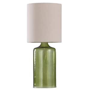 21.5 in. Green Outdoor Table Lamp