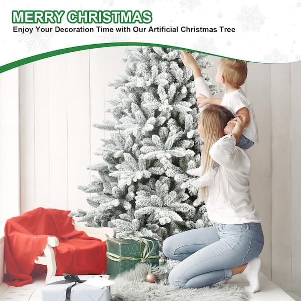 Unbranded Christmas Artificial Tree 6 ft. Entrance Trees, PVC Artificial Christmas Tree Green