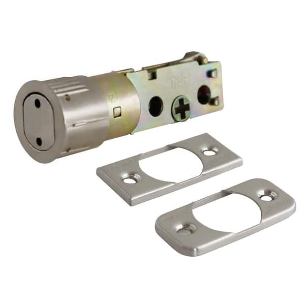 Premier Lock Universal Satin Nickel Finish 6-Way Deadbolt with 2 Faceplates (Rectangular and Radial Corner)