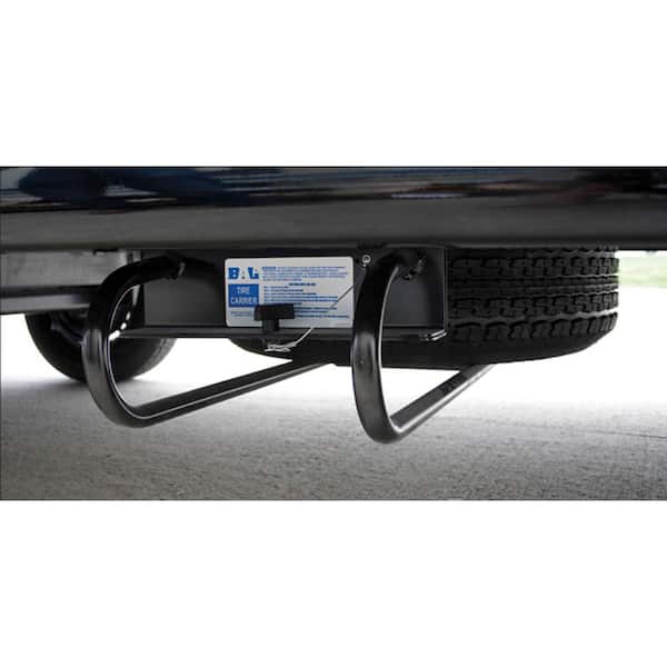 Bal Hide-A-Spare Tire Storage – I-Beam Underslung Mount for RVs and Trailers – Underframe Spare Tire Carrier
