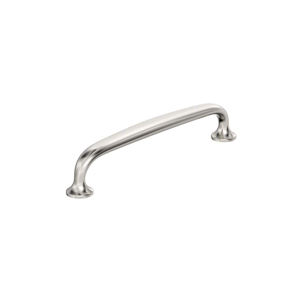 Polished Nickel 5-1/16 inch Modern Cabinet Pull