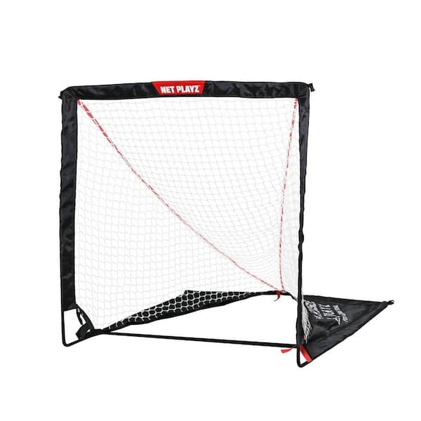 Net Playz 4 ft. x 4 ft. Portable Easy Setup/Fold Up Lacrosse Fiberglass Goal